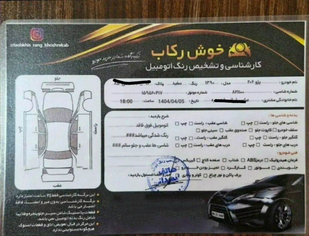 پژو 206 تیپ 5 - 1390