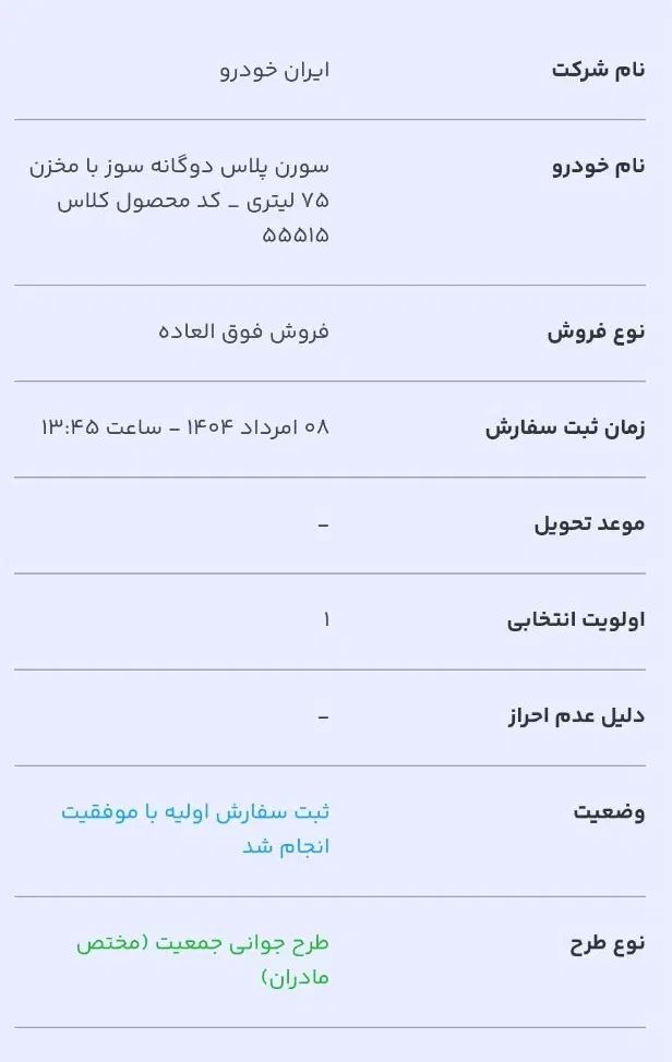 خودرو سمند، سورن پلاس آگهی ann_19977785