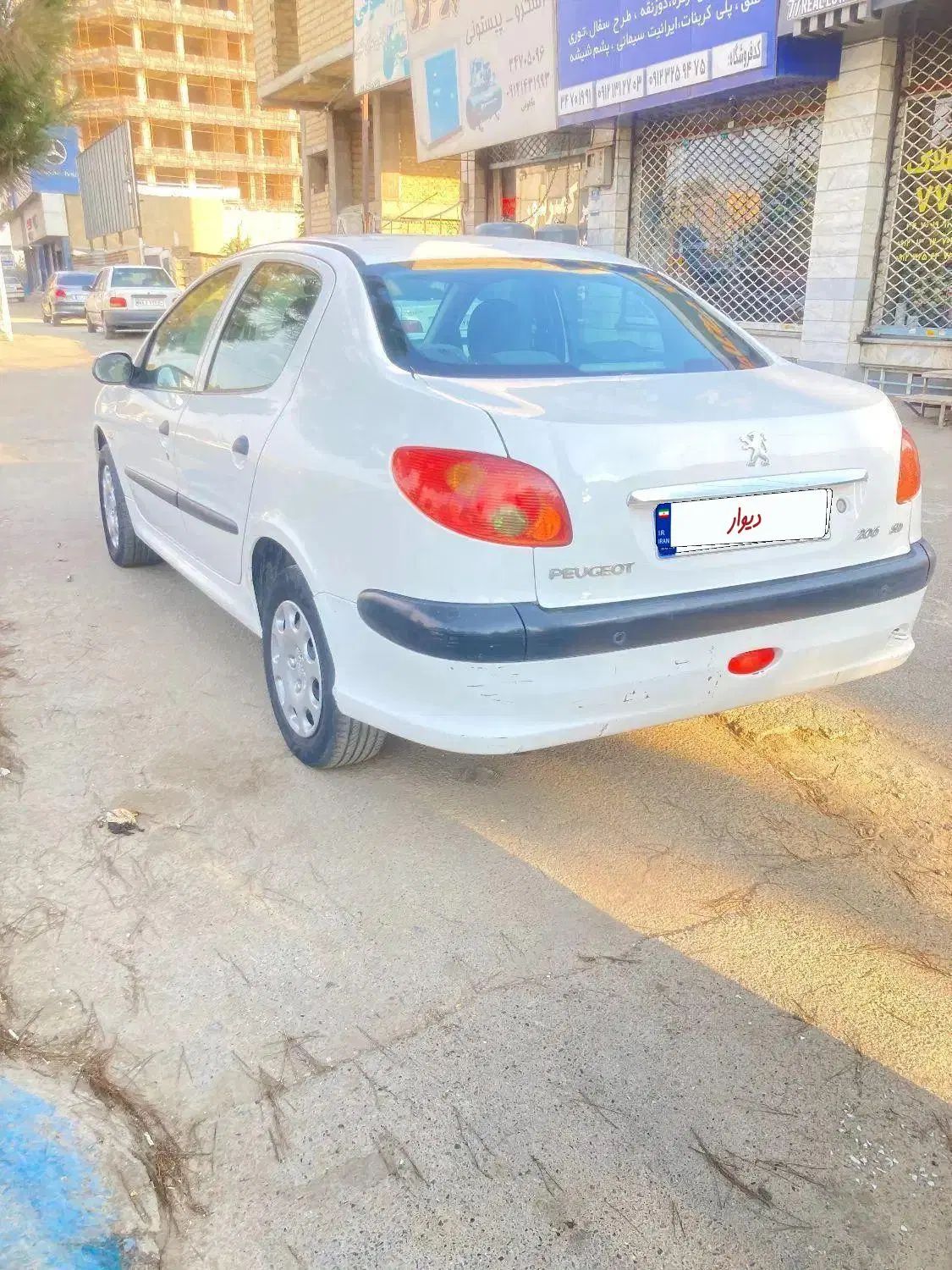 پژو ۲۰۶ صندوق دار v8 - 1393