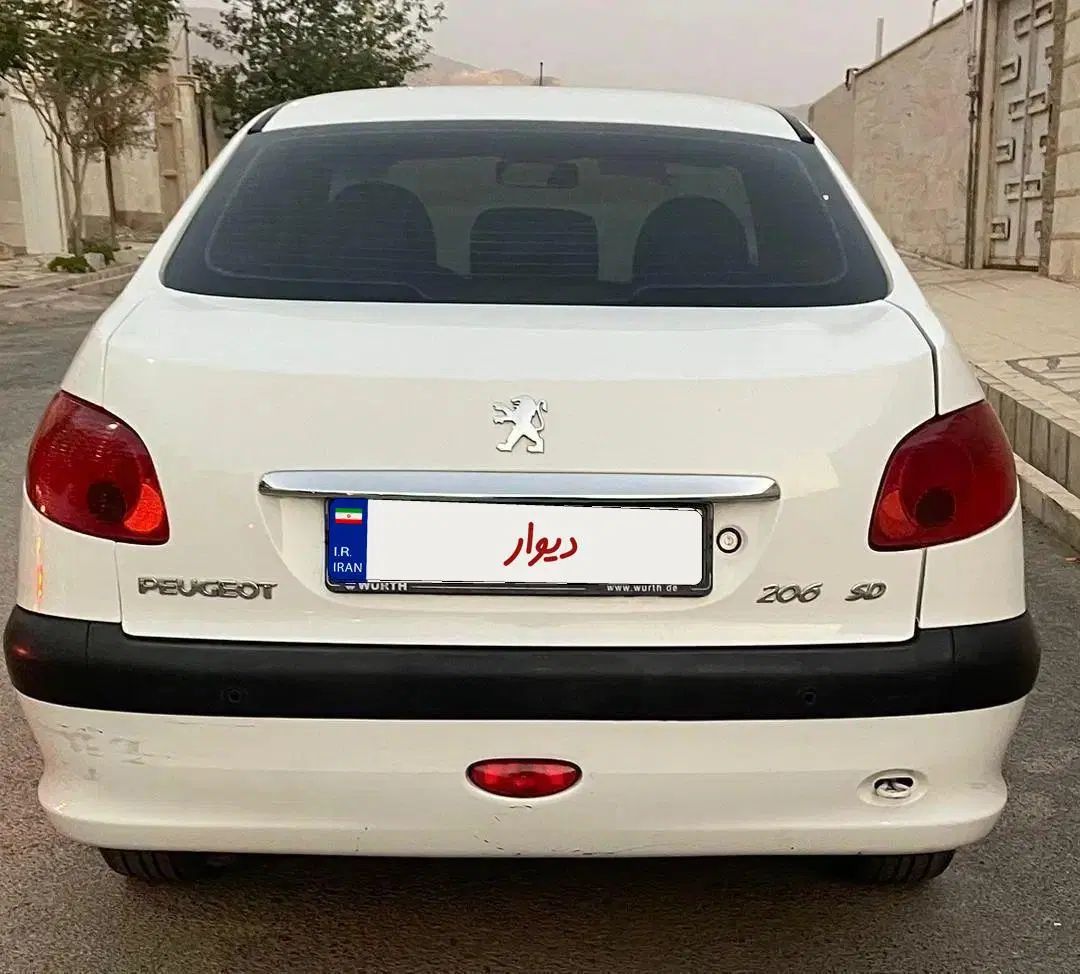 پژو ۲۰۶ صندوق دار v8 - 1395