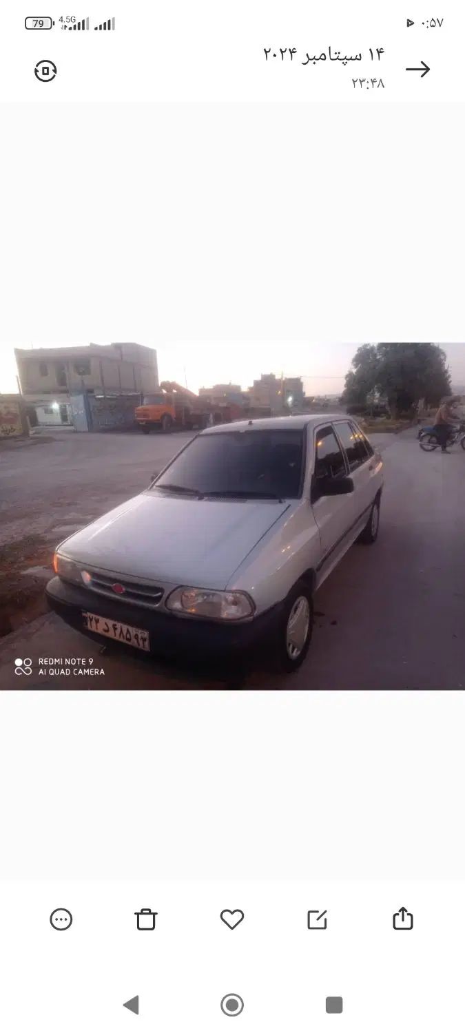 پراید صبا بنزینی - 1387