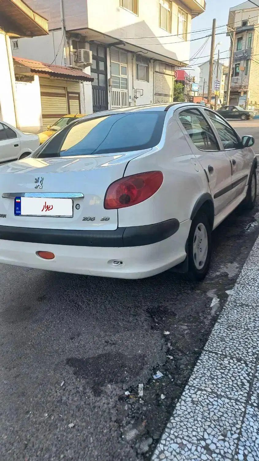 پژو ۲۰۶ صندوق دار v8 - 1395