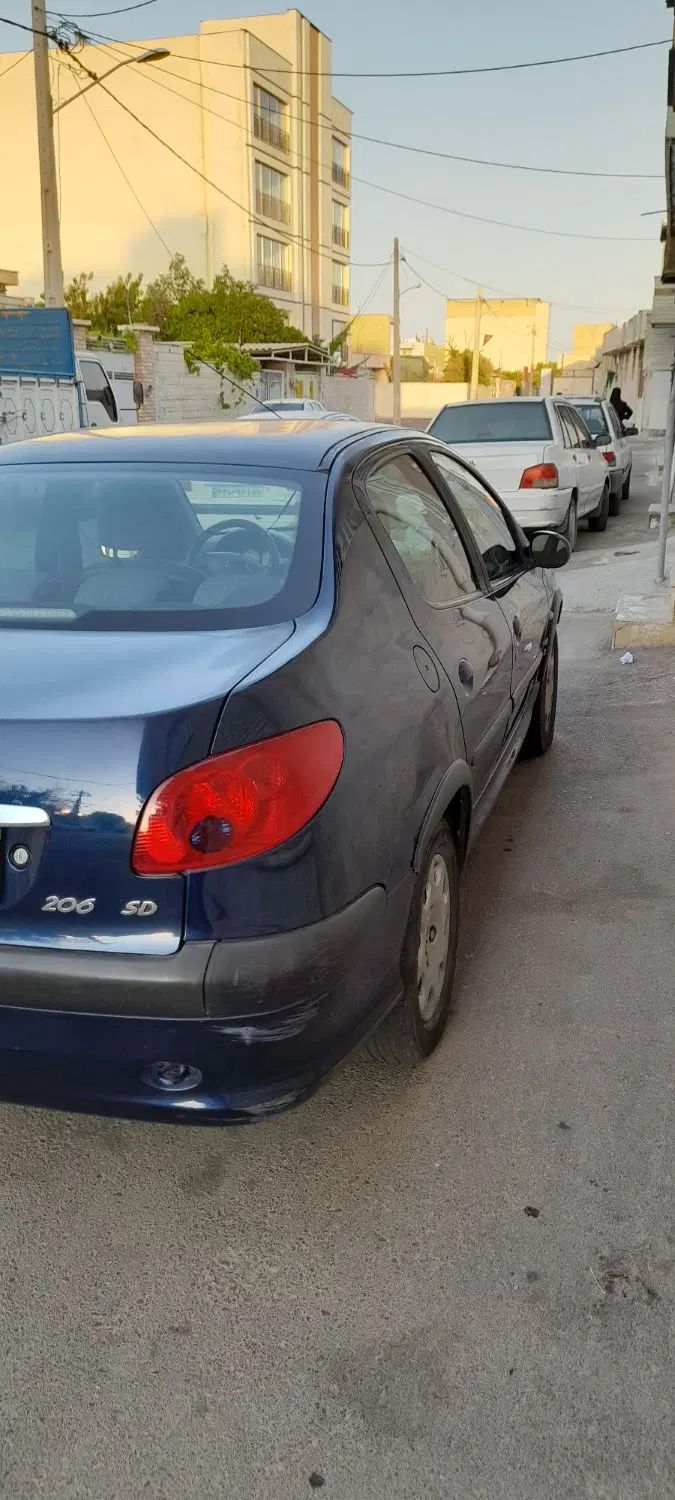 پژو ۲۰۶ صندوق دار v8 - 1388