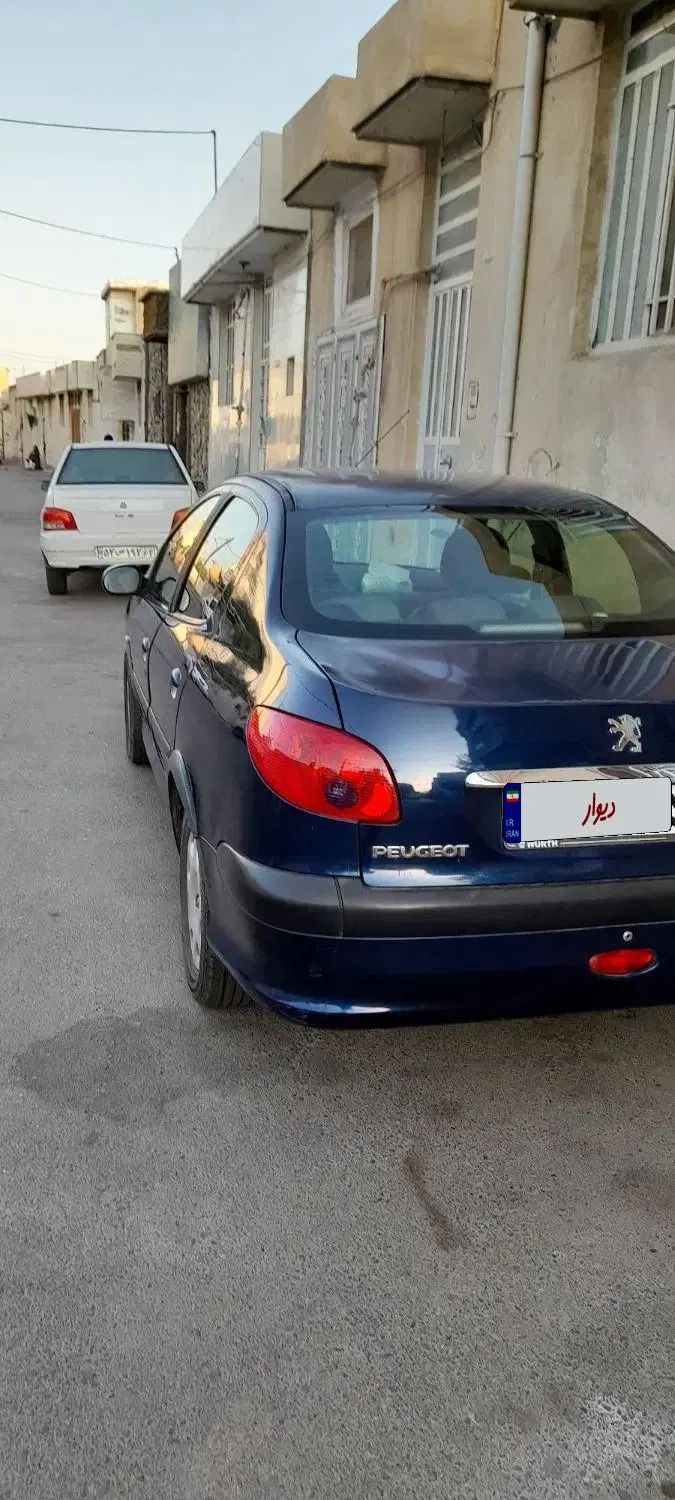 پژو ۲۰۶ صندوق دار v8 - 1388