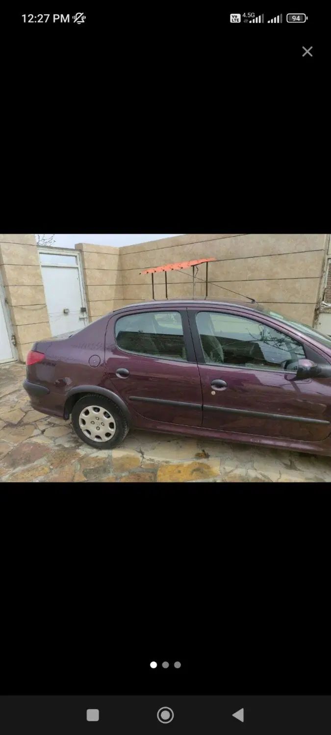 پژو ۲۰۶ صندوق دار v8 - 1390