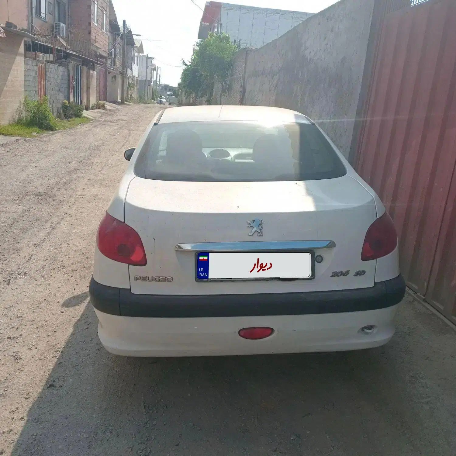 پژو ۲۰۶ صندوق دار v8 - 1389