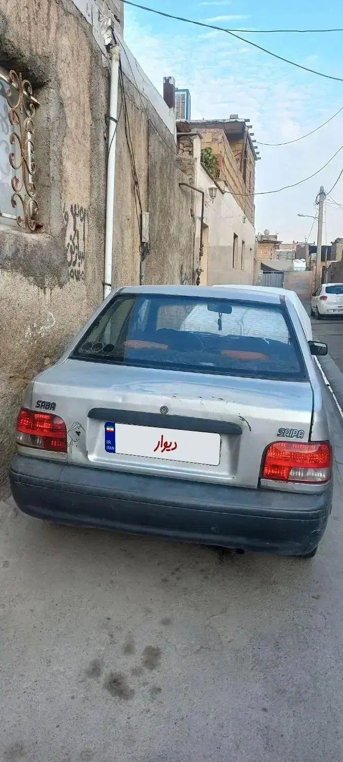 پراید صبا بنزینی - 1386