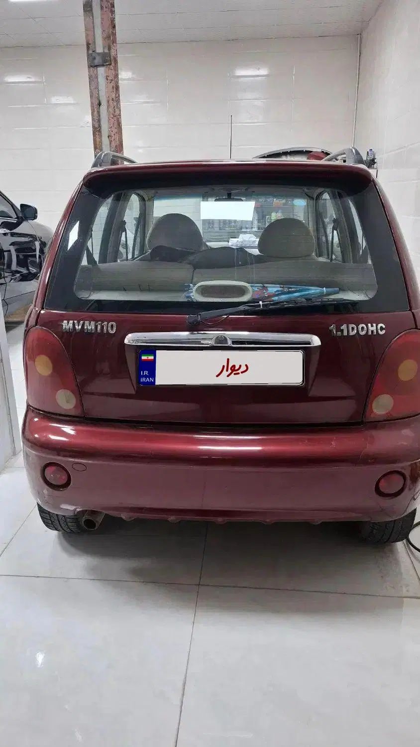 ام وی ام 110 چهار سیلندر دنده ای - 1391