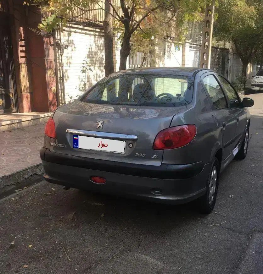 پژو ۲۰۶ صندوق دار v8 - 1388