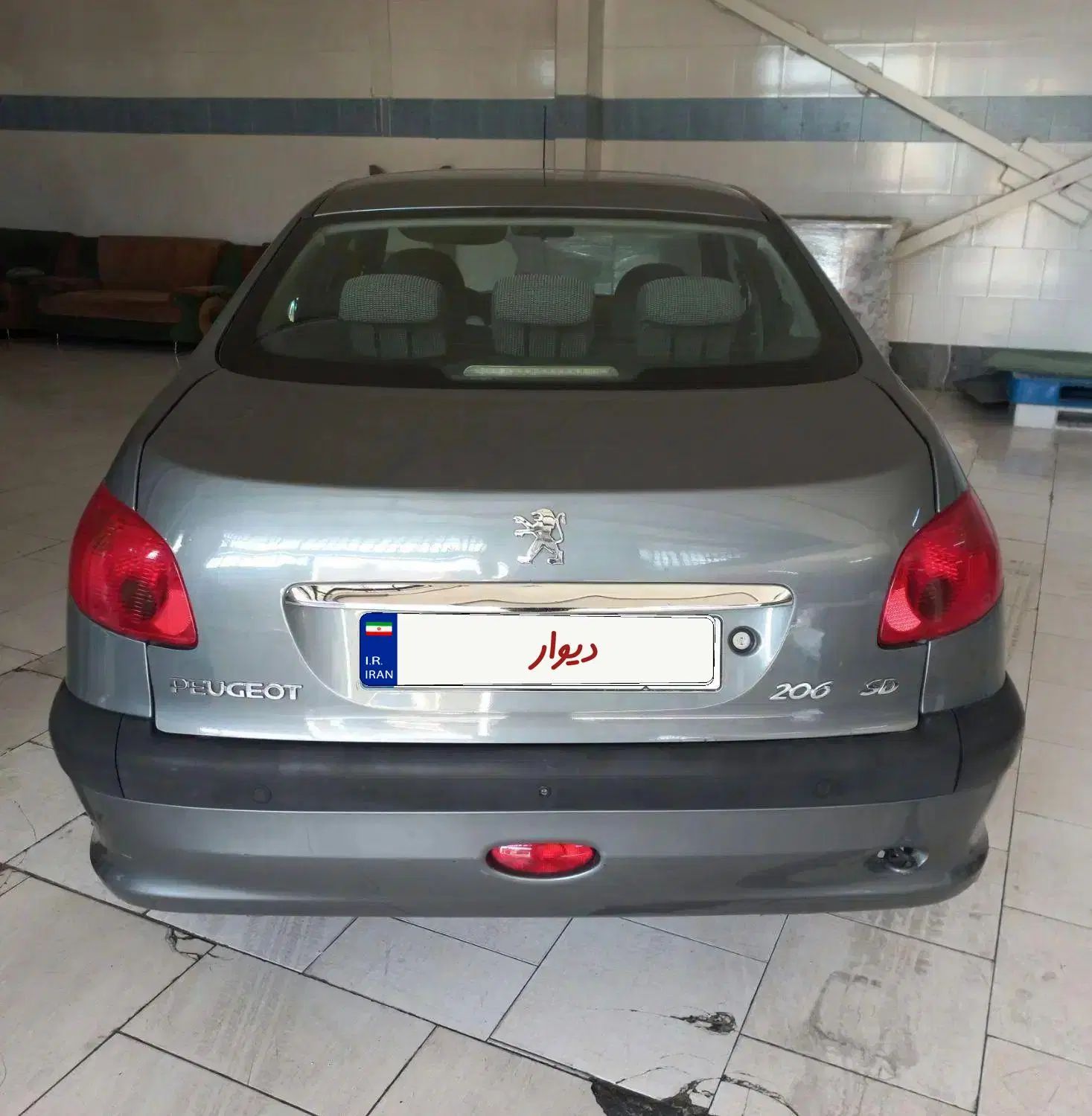 پژو ۲۰۶ صندوق دار v8 - 1396
