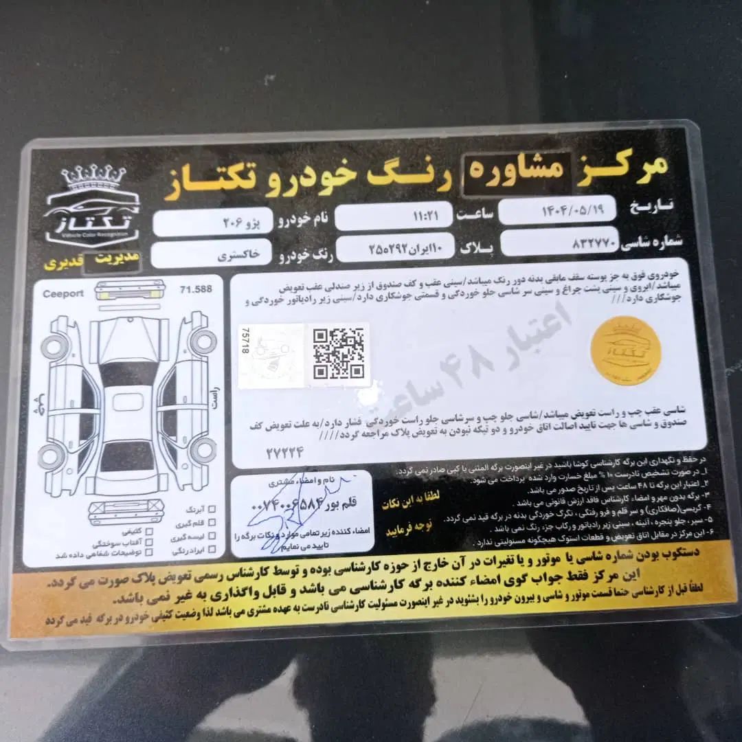 پژو 206 تیپ 2 - 1384