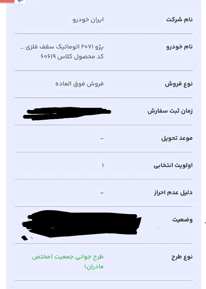 پژو 207 اتوماتیک TU5P - 1404
