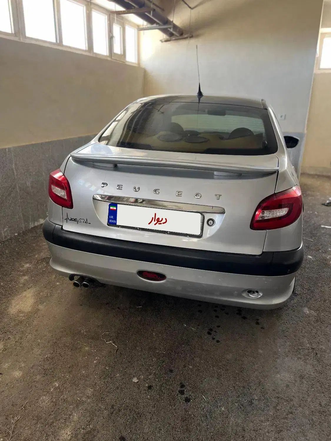 پژو ۲۰۶ صندوق دار v10 - 1388