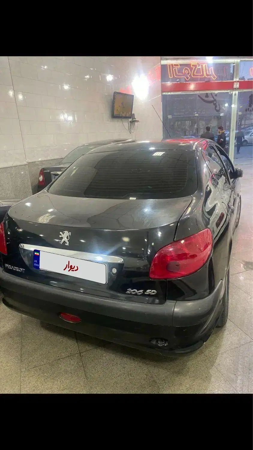پژو ۲۰۶ صندوق دار v20 - 1388