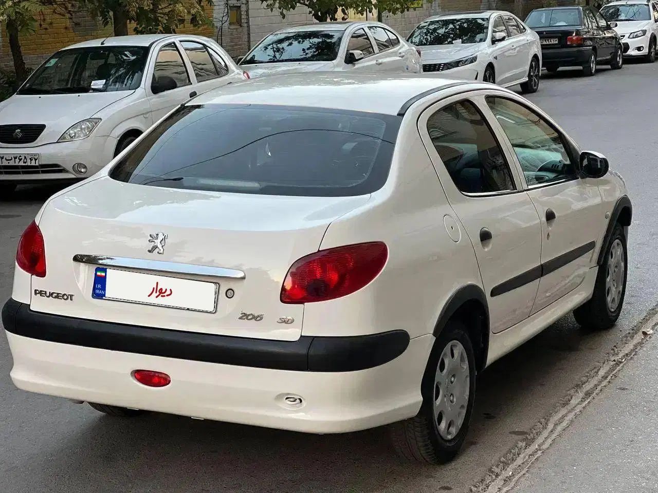 پژو ۲۰۶ صندوق دار v20 - 1388