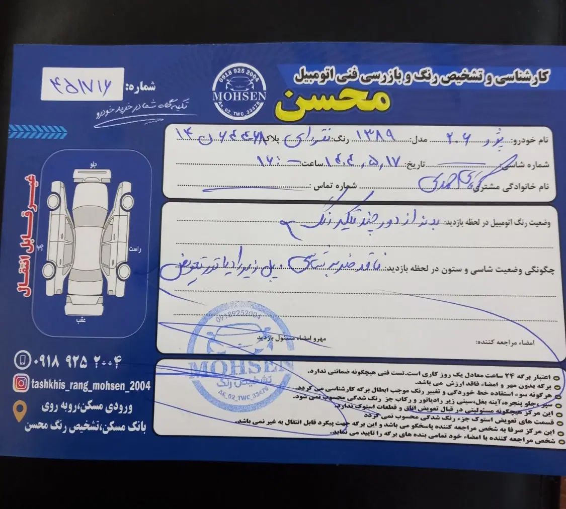 پژو 206 تیپ 2 - 1389