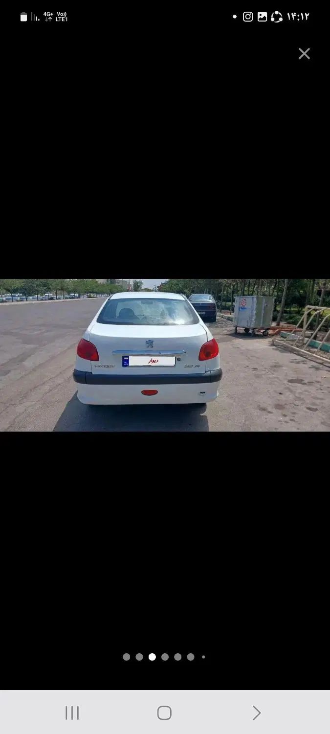 پژو ۲۰۶ صندوق دار v8 - 1395
