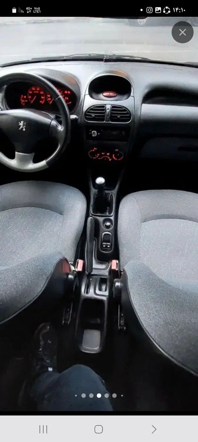 پژو ۲۰۶ صندوق دار v8 - 1395