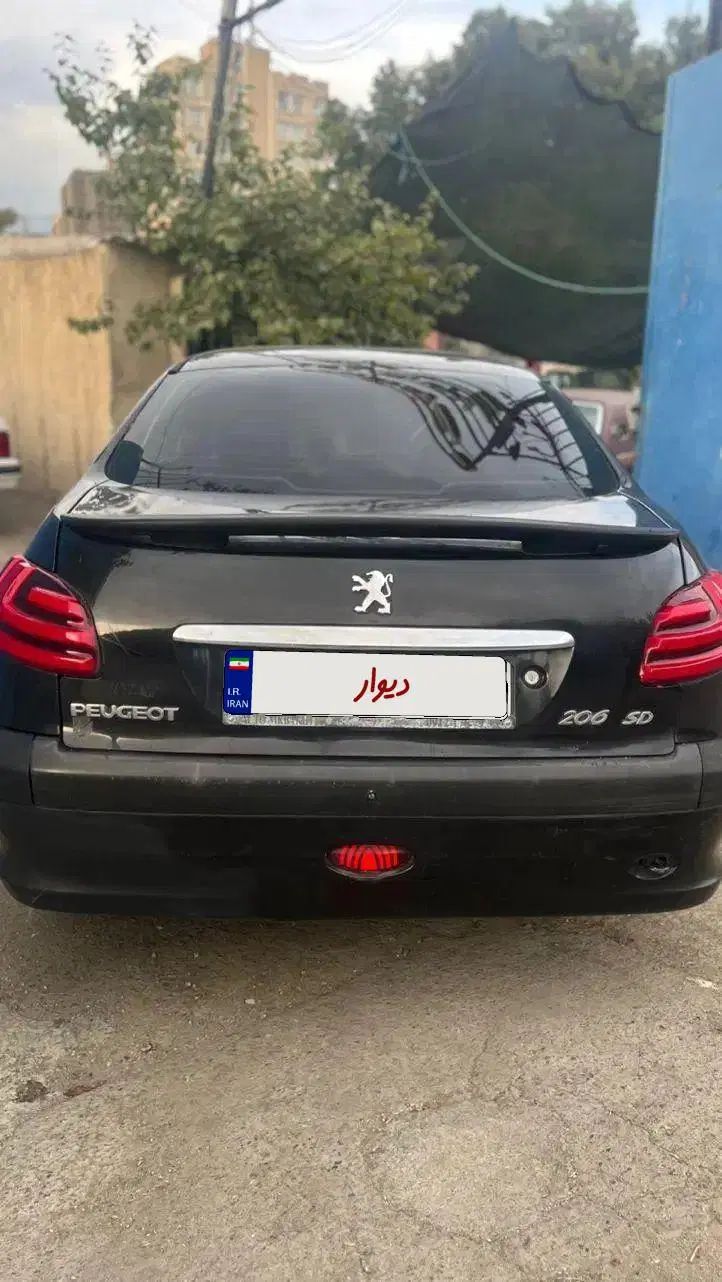 پژو ۲۰۶ صندوق دار v9 - 1390