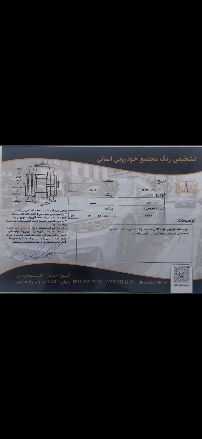 پژو 206 تیپ 5 - 1393