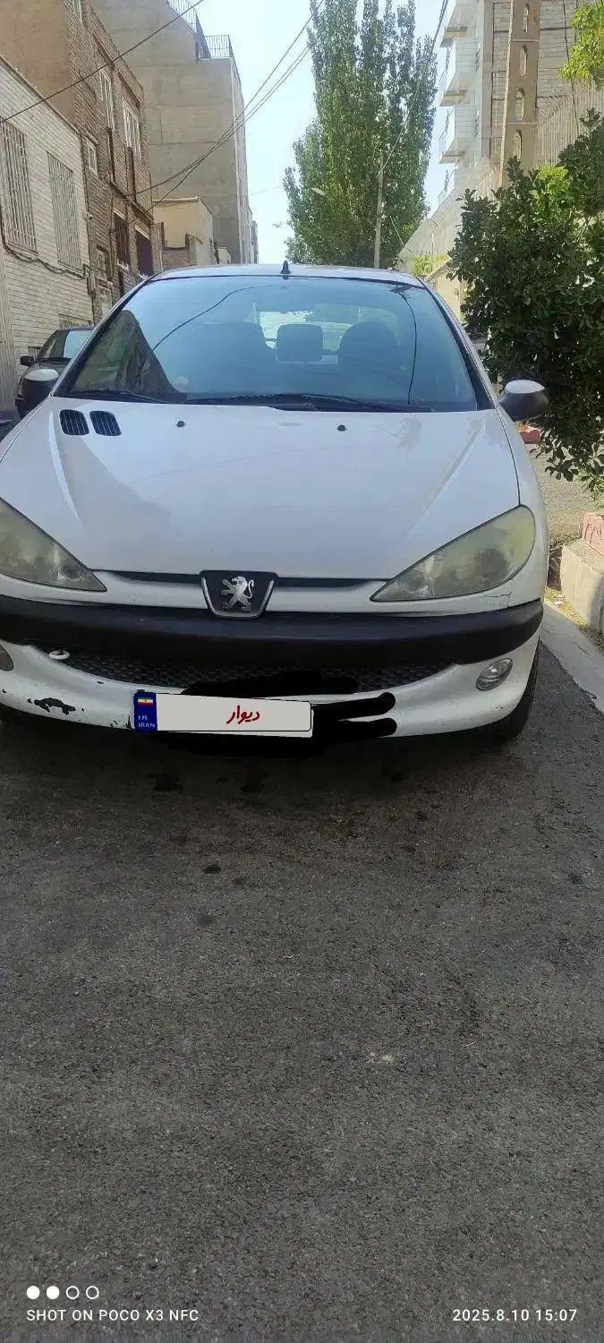 پژو ۲۰۶ صندوق دار v8 - 1389