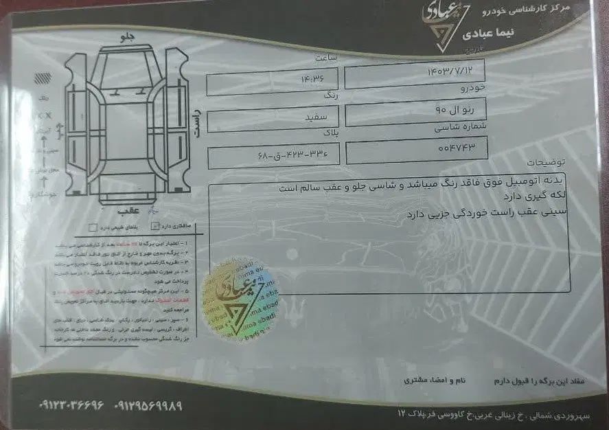 رنو تندر 90 پلاس اتوماتیک - 1397