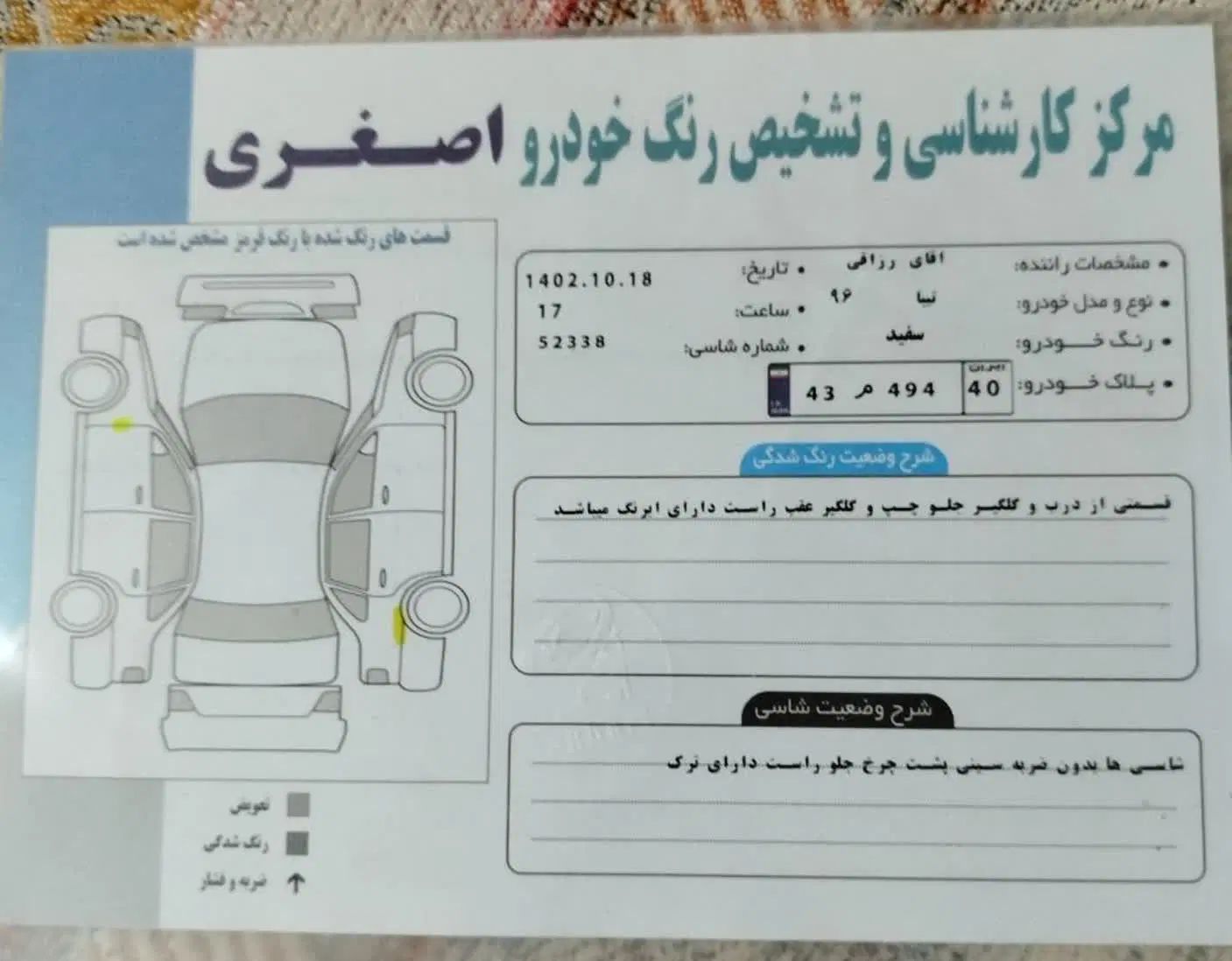 تیبا صندوق دار EX - 1395