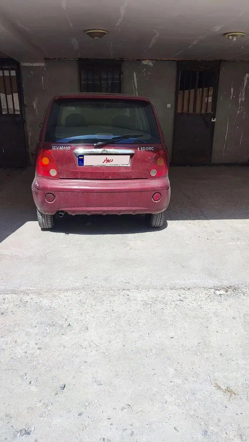 ام وی ام 110 چهار سیلندر دنده ای - 1390