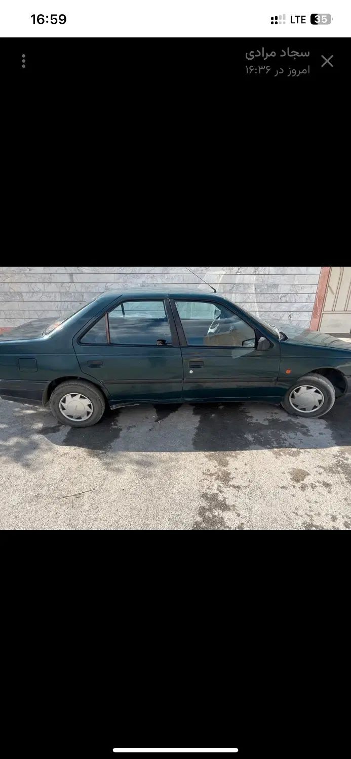 پژو آردی دوگانه سوز CNG - 1385