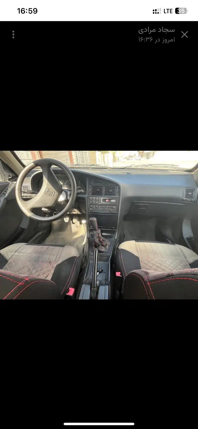 پژو آردی دوگانه سوز CNG - 1385