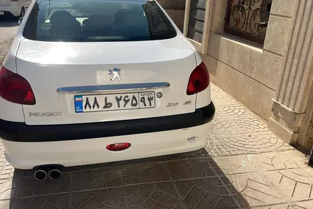 پژو ۲۰۶ صندوق دار v8 - 1398