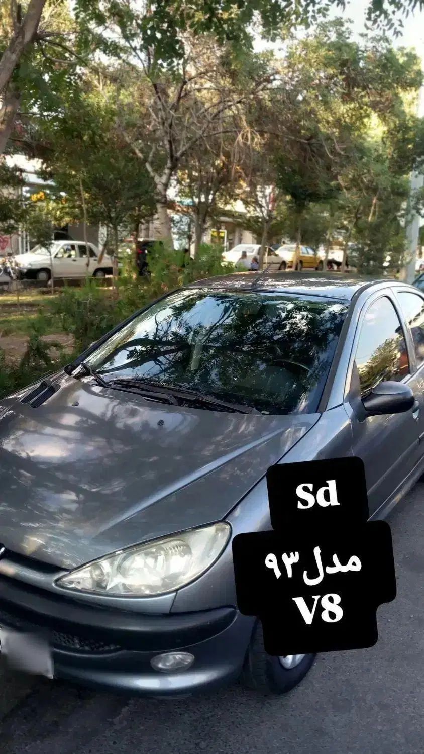 پژو ۲۰۶ صندوق دار v8 - 1393