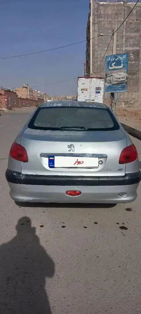 پژو ۲۰۶ صندوق دار v8 - 1386