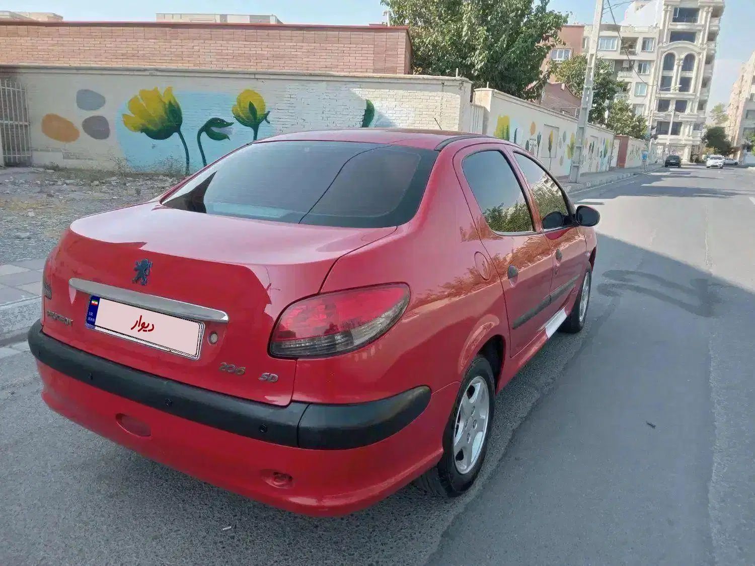 پژو ۲۰۶ صندوق دار v20 - 1391