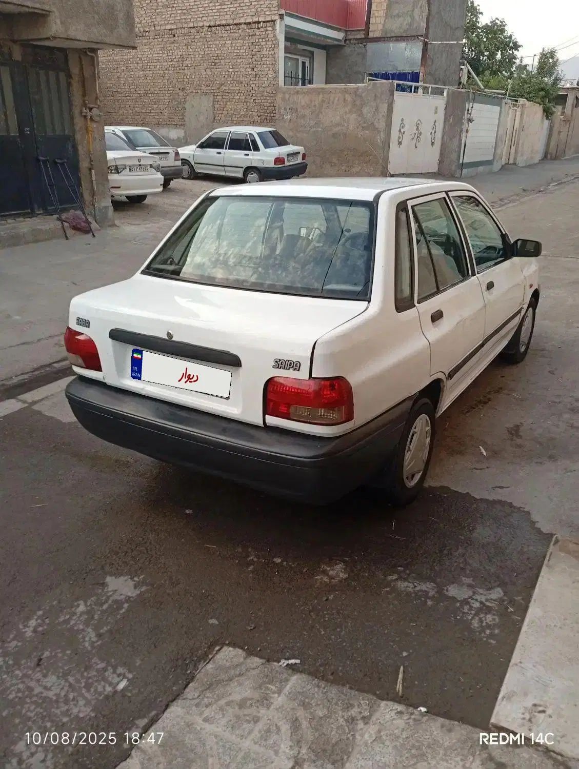 پراید صبا بنزینی - 1386