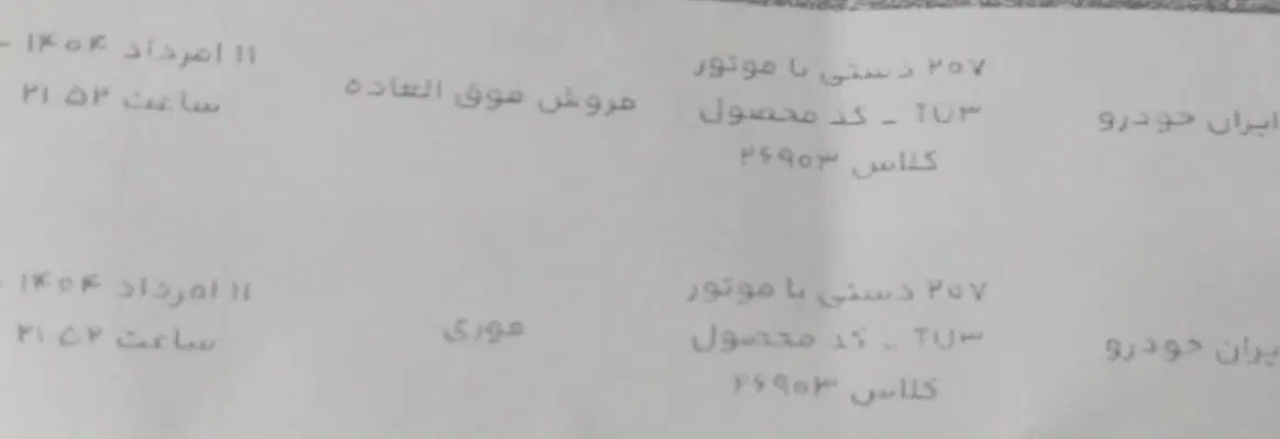 پژو 207 دنده‌ای TU3 - 1404