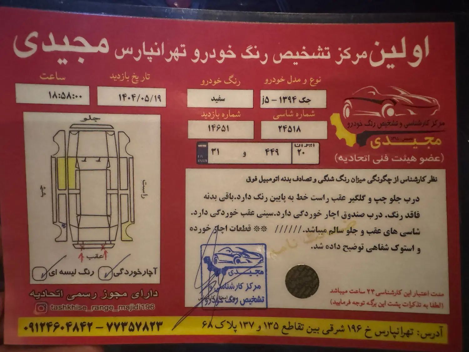 جک J5 اتوماتیک - 1394