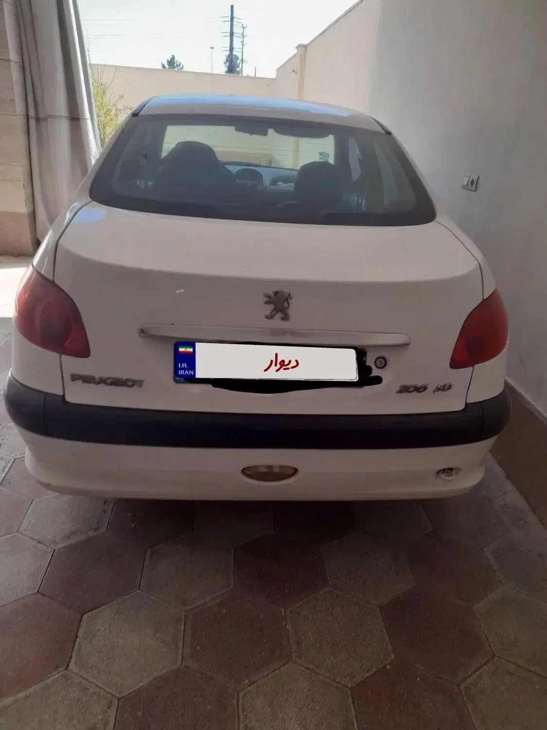 پژو ۲۰۶ صندوق دار v20 - 1390