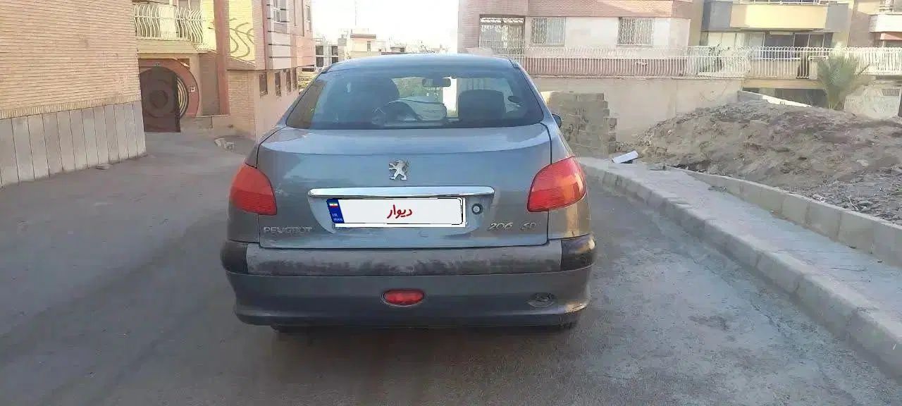 پژو ۲۰۶ صندوق دار v8 - 1389