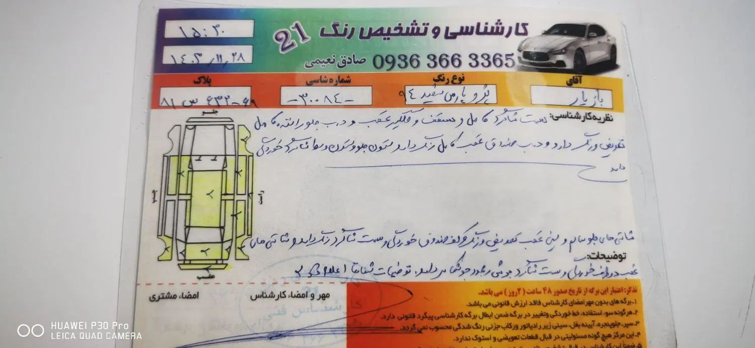 پژو پارس XU7ساده - 1394