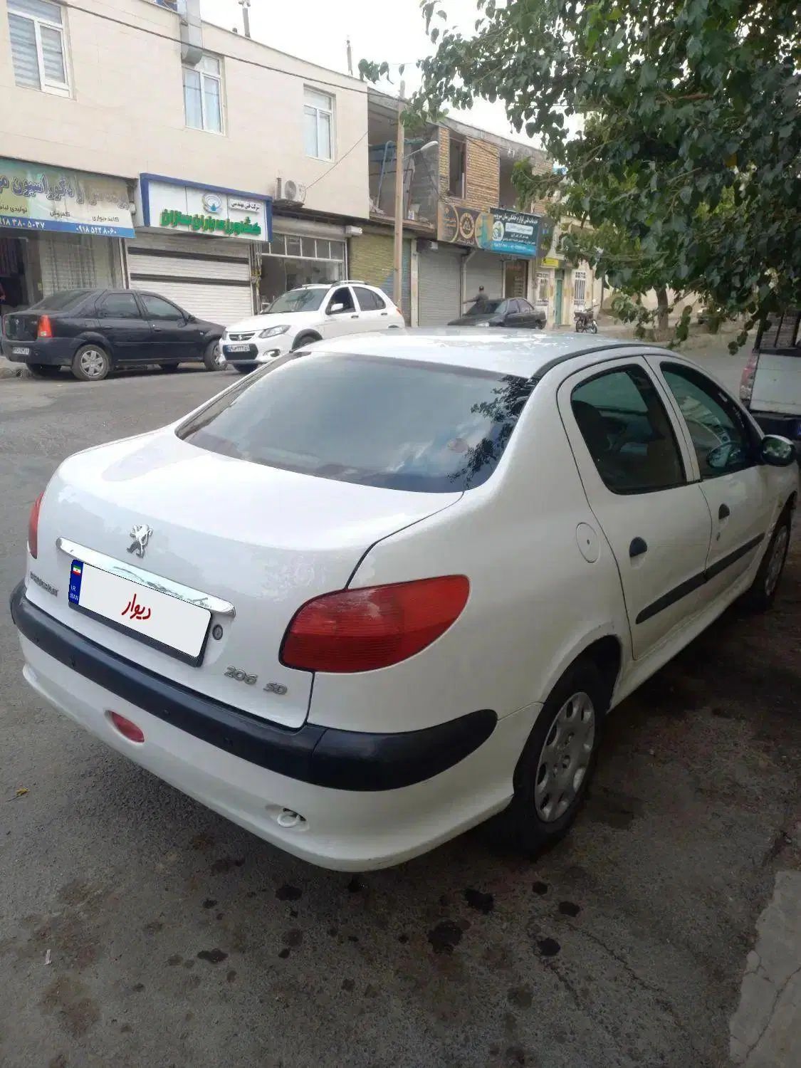 پژو ۲۰۶ صندوق دار v8 - 1389