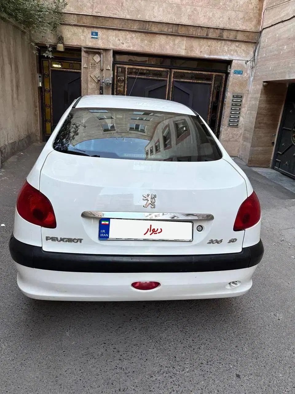 پژو ۲۰۶ صندوق دار v1 - 1388