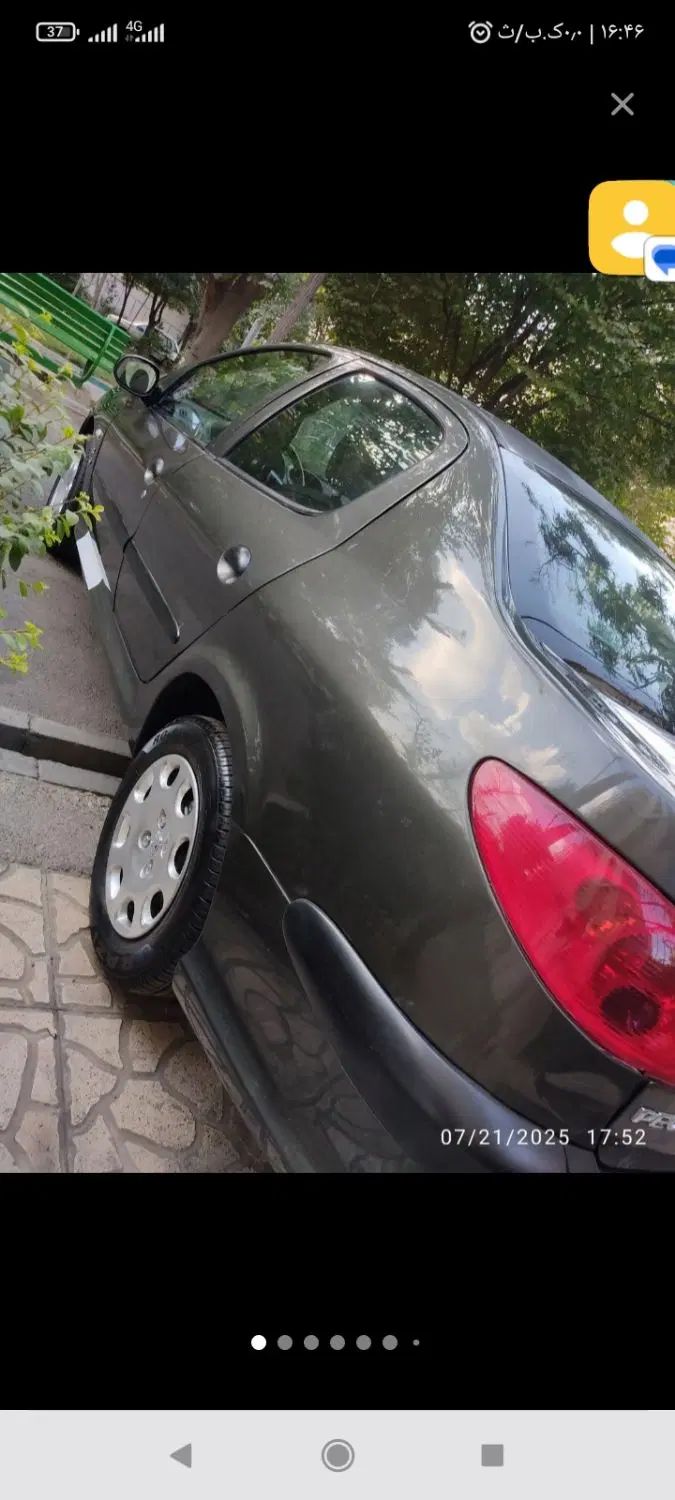 پژو ۲۰۶ صندوق دار v8 - 1386