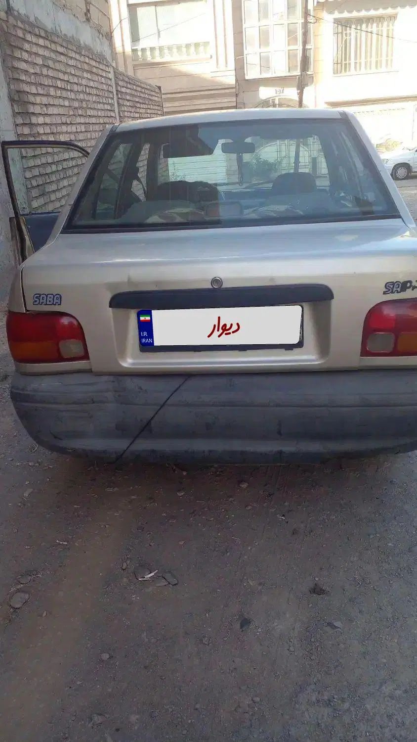 پراید صبا بنزینی - 1386