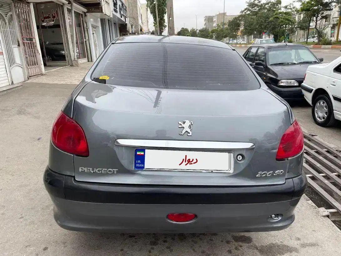پژو ۲۰۶ صندوق دار v8 - 1386