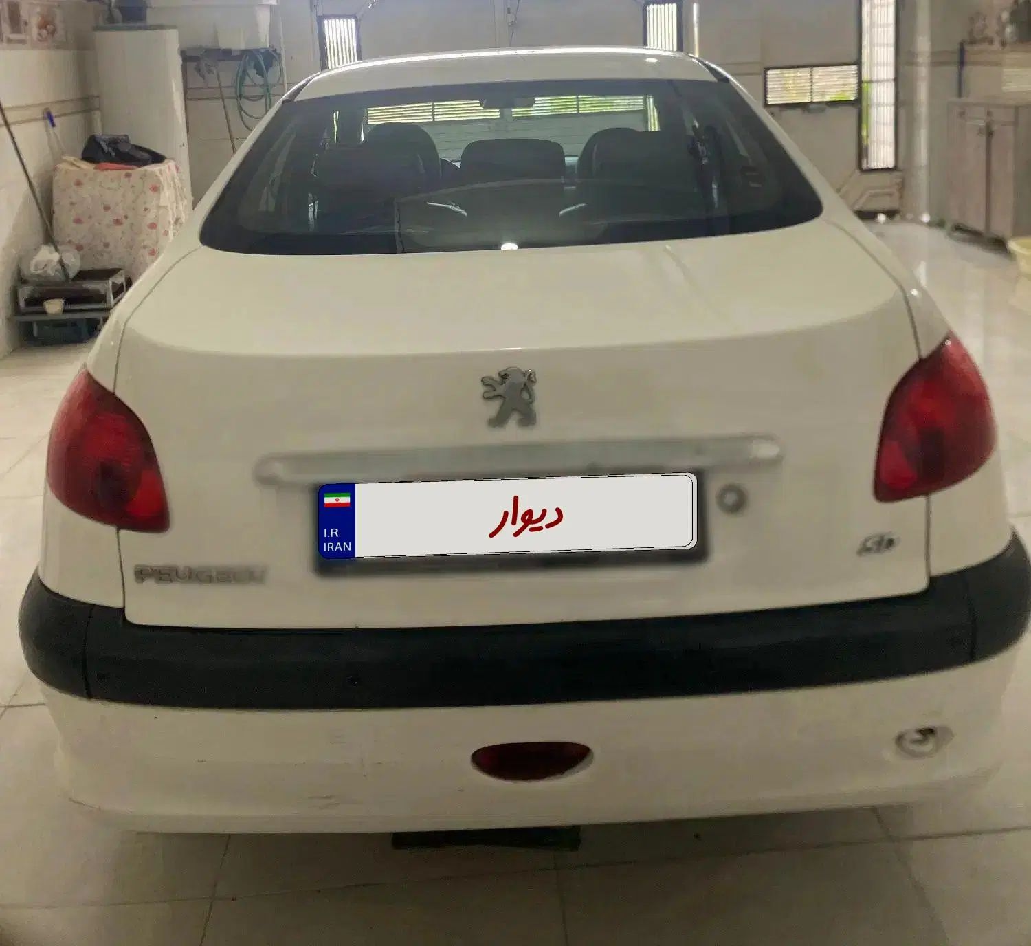 پژو ۲۰۶ صندوق دار v8 - 1388