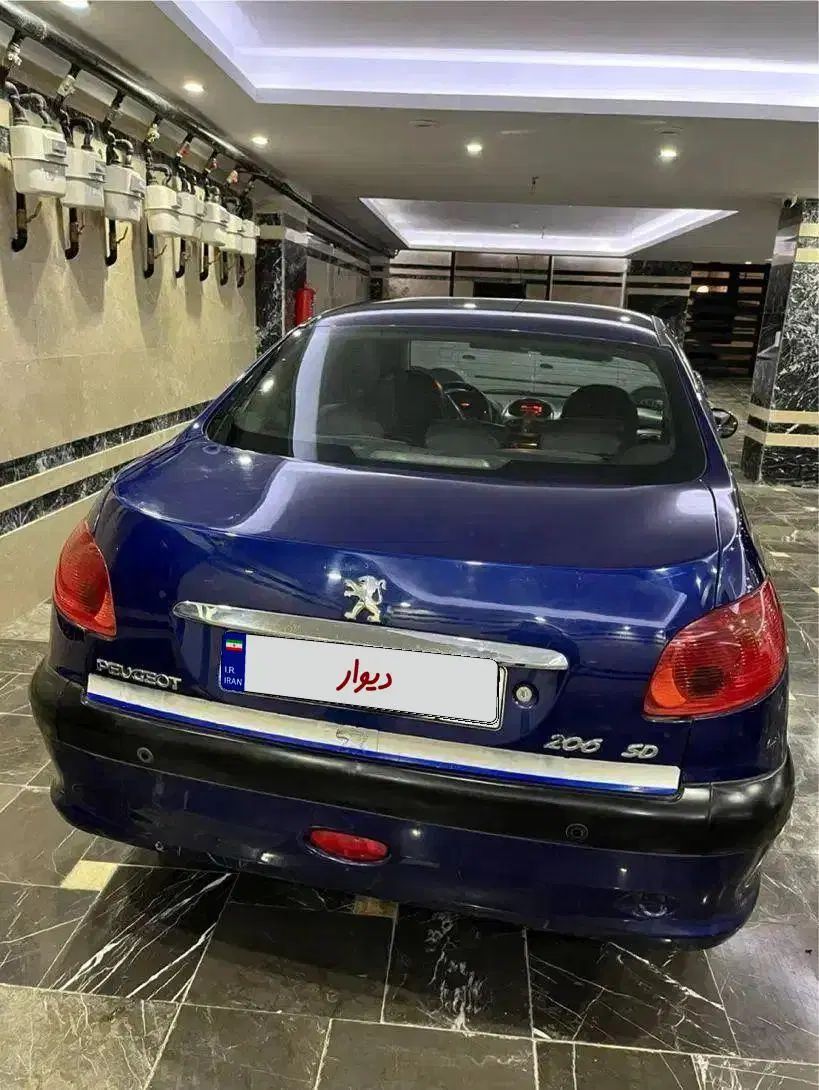 پژو ۲۰۶ صندوق دار v8 - 1396