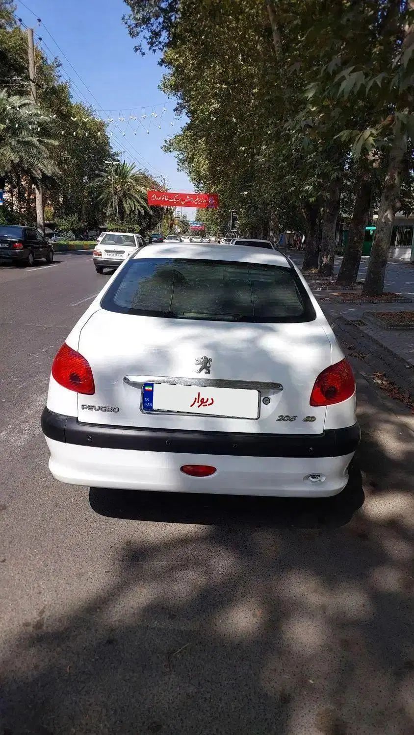 پژو ۲۰۶ صندوق دار v20 - 1391