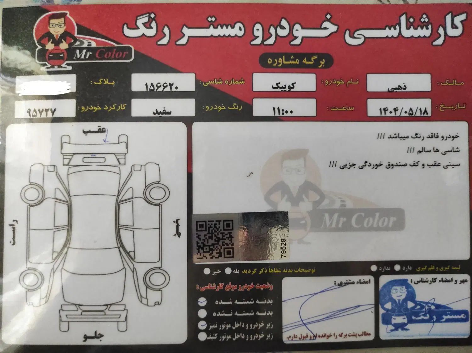 کوییک معمولی دنده‌ای - 1401