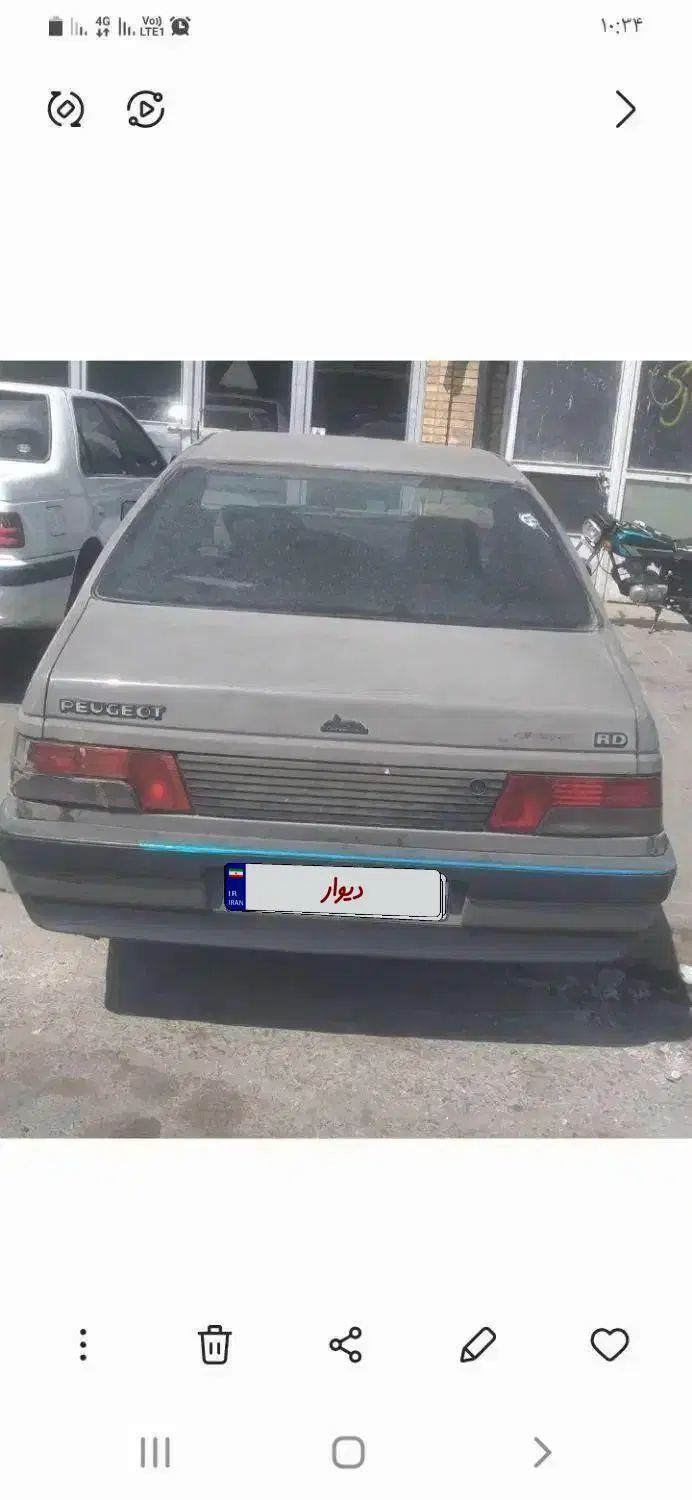 پژو آردی دوگانه سوز CNG - 1378
